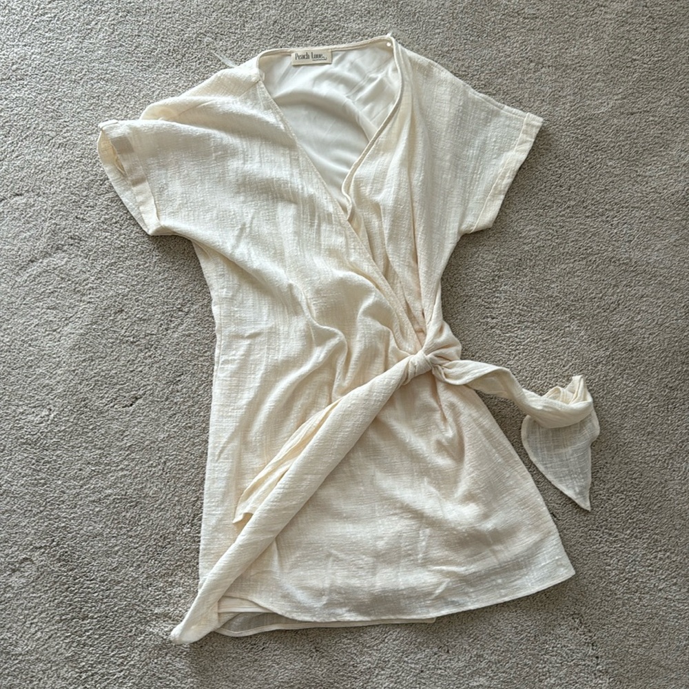 Wrap mini dress